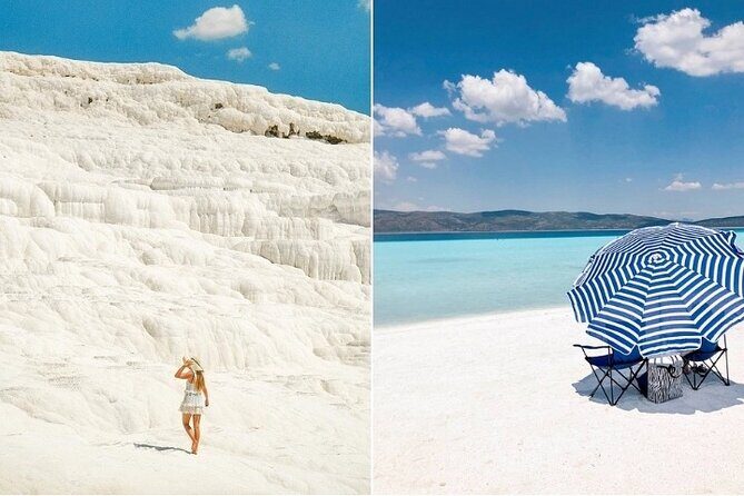 Salda Lake & Pamukkale Day Tour With Thermal Pools & Hierapolis - Key Points