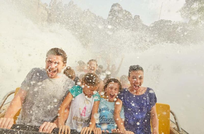 Salou: PortAventura, Ferrari Land, and Caribe Aquatic Entry - Key Points