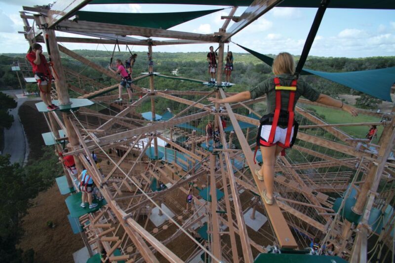 San Antonio: Twisted Trails Zip Rails, Ropes & Climbing Wall - Key Points
