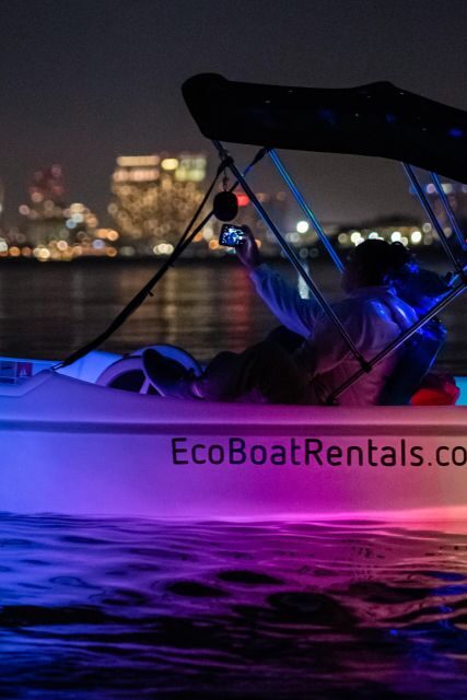 San Diego: Night Date Glow Pedal Boat with Downtown Views - FAQs