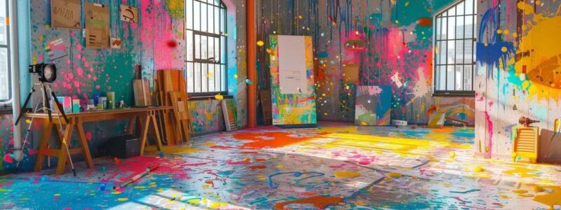 San Diego: Splatter Paint Experience - A colorful twist on your typical outing