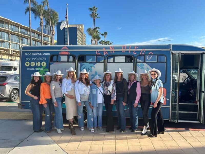 San Diego: Taco Tour with Guide and Scenic Views - The Transportation and Group Size
