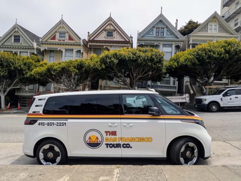 San Francisco Private City Tour in New EV Volkswagen Van - Key Points
