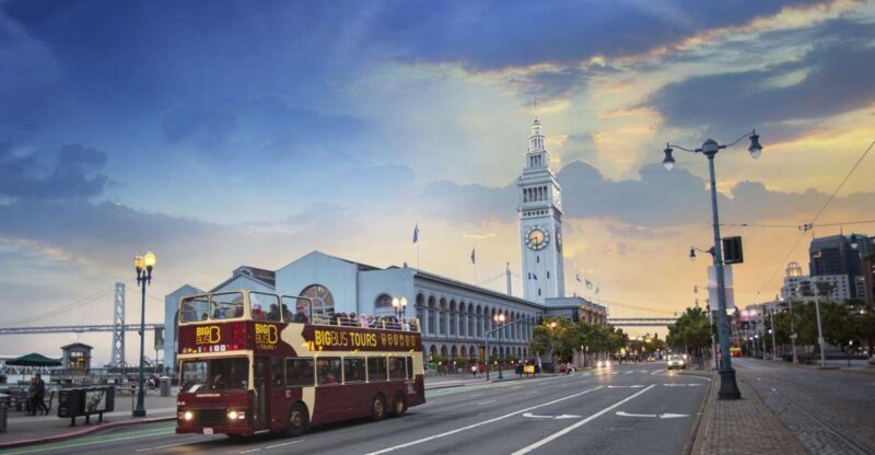 San Francisco: Sightseeing Sunset Tour by Open-Top Bus - Key Points
