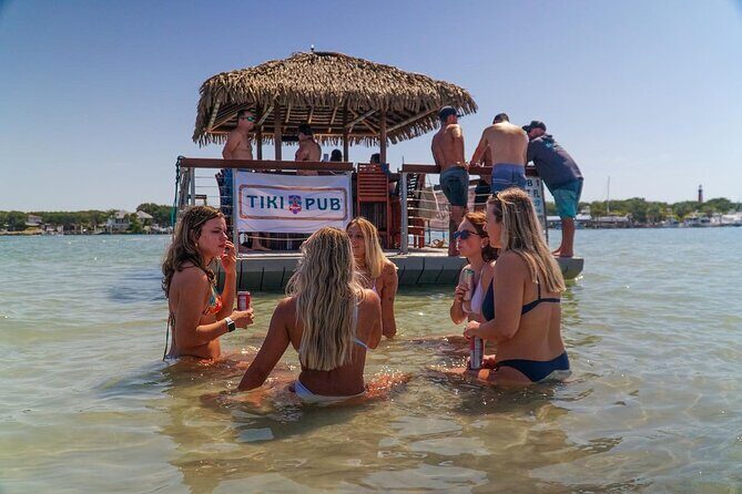 Sandbar Cruising on the Tiki Pub - An In-Depth Look at the Sandbar Cruising on the Tiki Pub Experience
