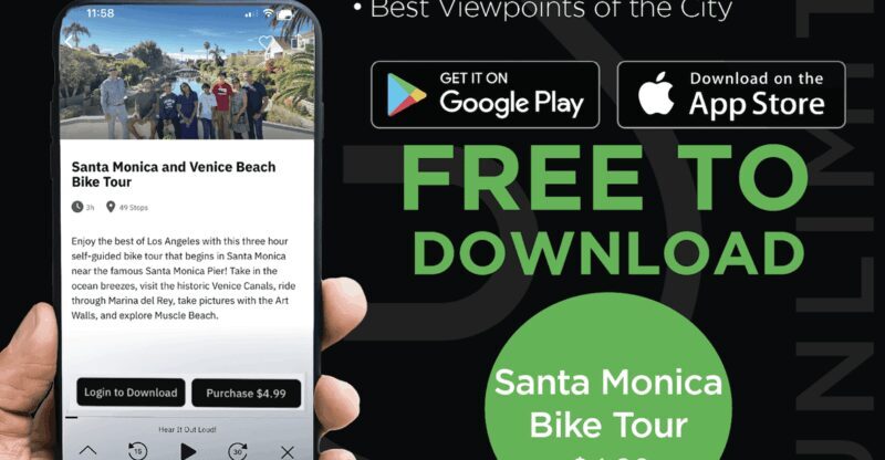 Santa Monica: Self-guided Bike Tour App - Audio + Written - FAQ