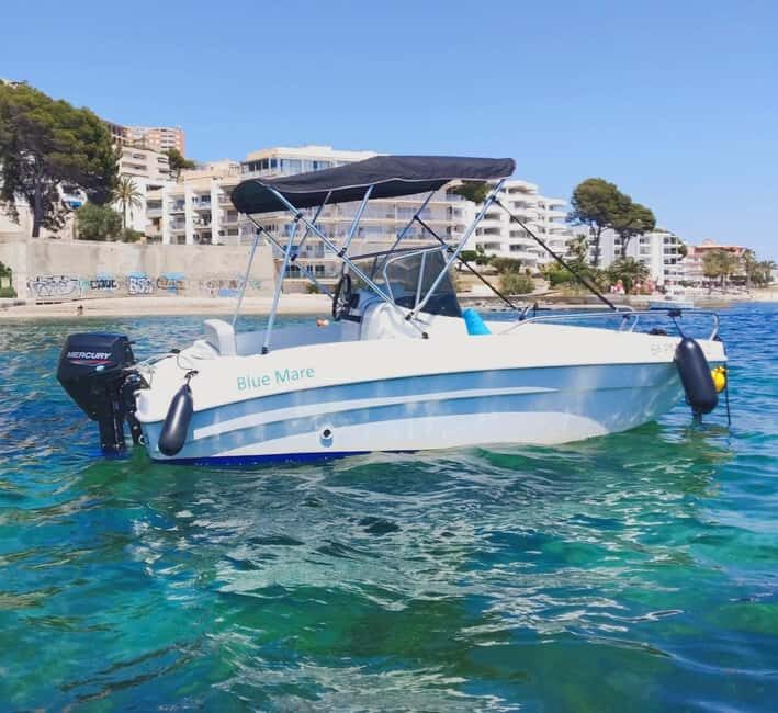 Santa Ponsa: Boat Rental No Licence Required- Captain Jack 2 - The Experience at a Glance