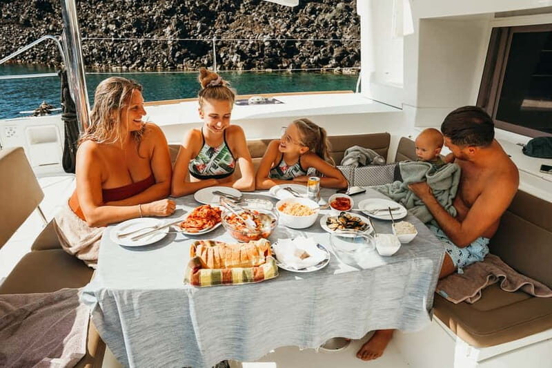 Santorini: All-Inclusive Private Catamaran Experience - FAQs