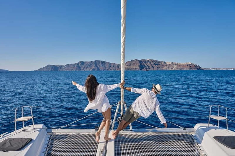 Santorini: Caldera Classic Catamaran Cruise w/ Meal & Drinks - Itinerary Breakdown