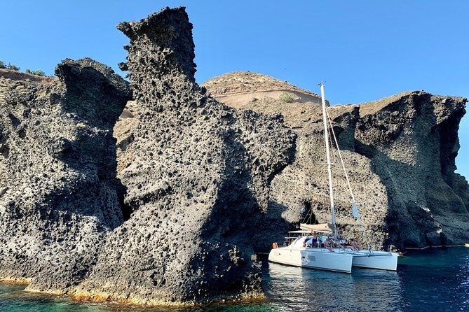 Santorini Caldera Gold Day Cruise with BBQ on board and Open Bar - The Sum Up