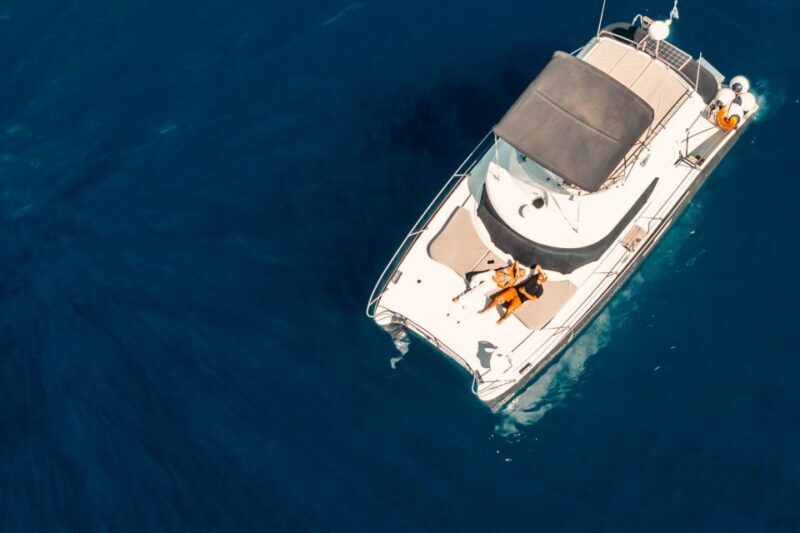 Santorini: Caldera Private Power Catamaran Cruise - The Sum Up