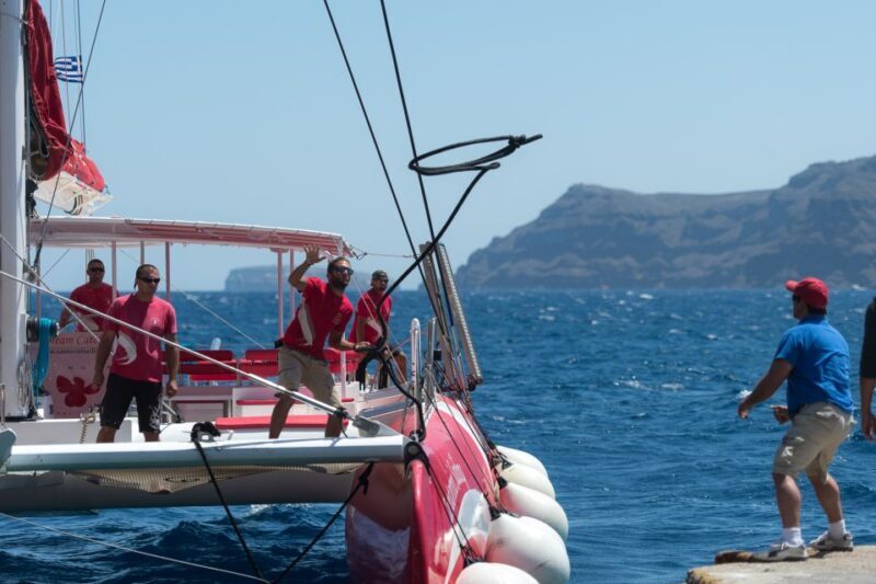Santorini: Dream Catcher 5-hour Sailing Trip in the Caldera - FAQ