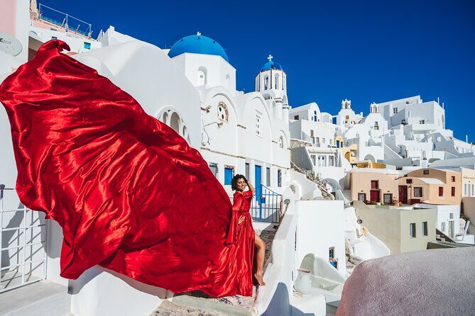 Santorini flying dress photo - Who Will Love This Experience?