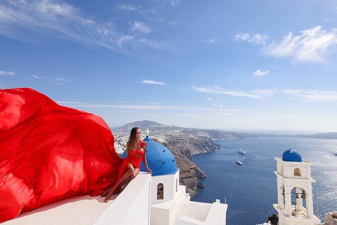 Santorini Flying Dress Photography - FAQs