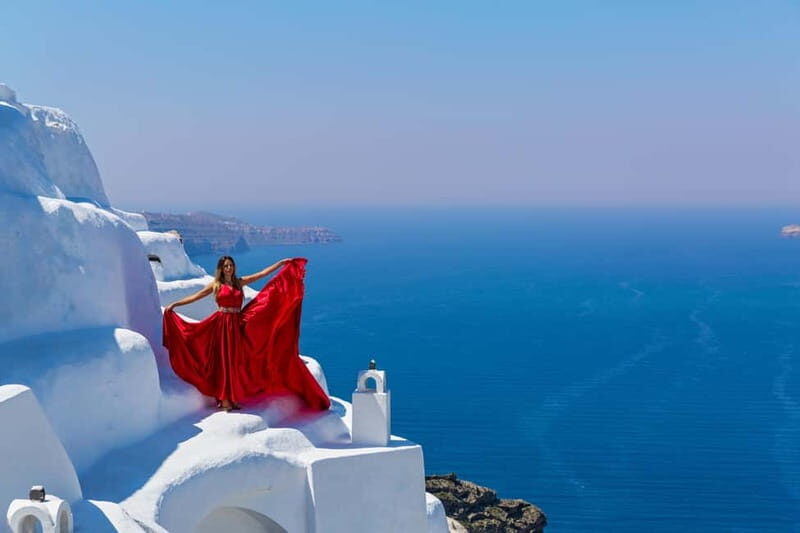 Santorini: Flying Dress Photoshoot - The Experience in Detail