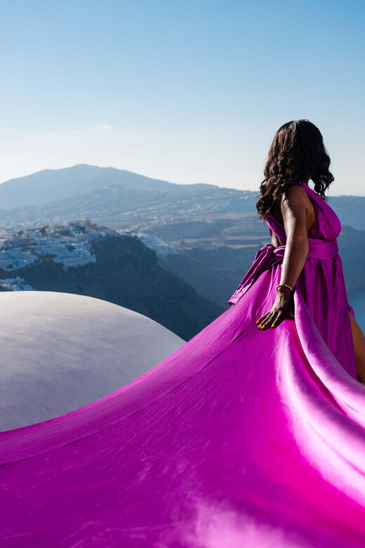 Santorini Flying Dress Photoshoot - What to Expect During Your Photoshoot