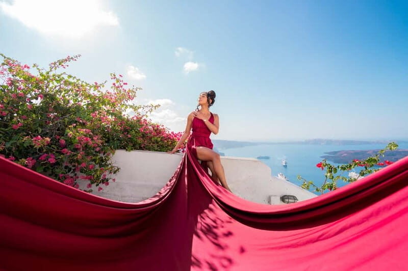 Santorini Flying Dress Photoshoot - FAQ