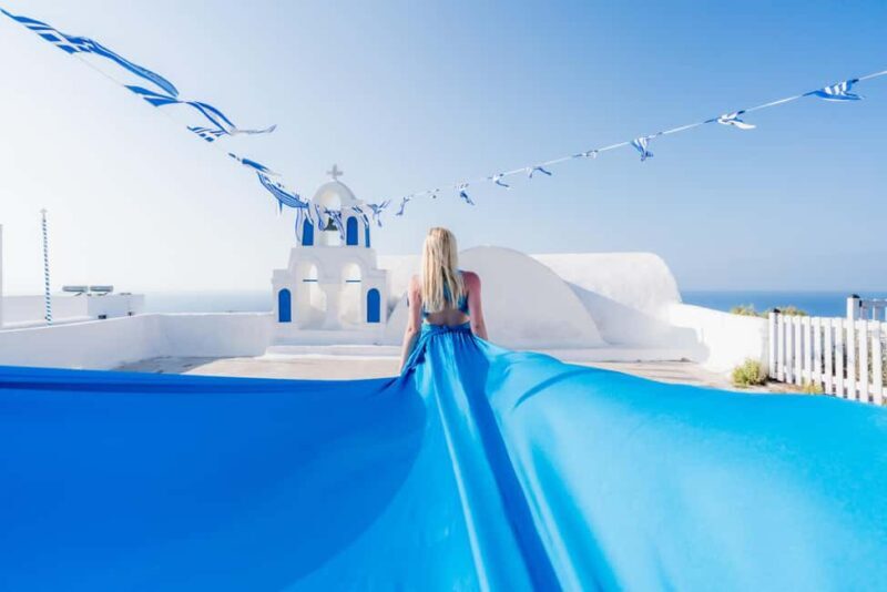 Santorini: Flying Dress Rental - The Sum Up