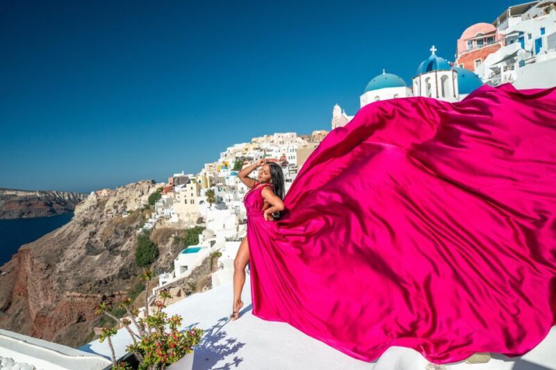 Santorini flying dress - The Itinerary: What to Expect