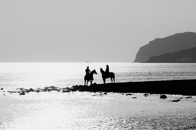 Santorini: Horse riding to the Black Sandy Beach (Eros beach) - An In-Depth Look at the Santorini Horseback Riding Experience