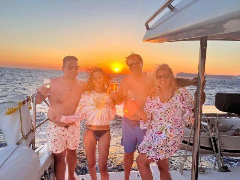 Santorini: Luxury Caldera Cruise with Full Greek Meal - Exploring the Santorini Caldera by Catamaran