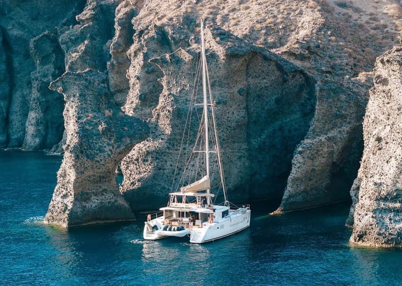 Santorini: Luxury Catamaran Cruise with Lunch, BBQ & Drinks - Practicalities and What to Pack
