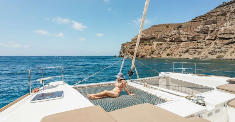 Santorini: Luxury Catamaran Day Trip with Meal and Open Bar - An Honest Look at the Experience