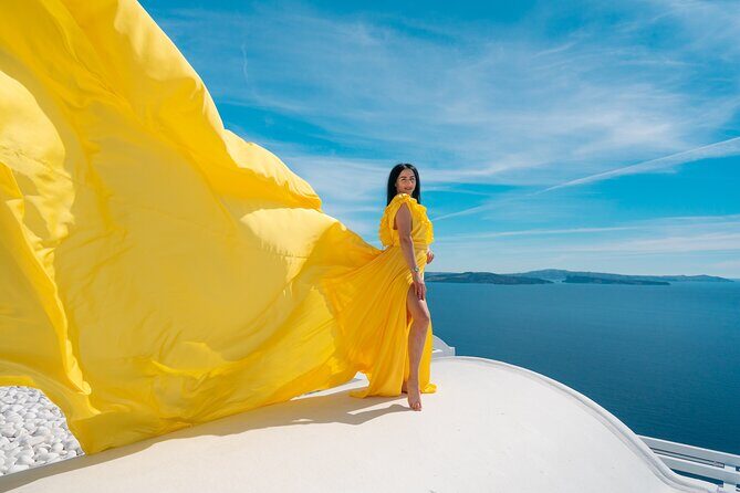 Santorini Oia: Private Flying Dress Photoshoot - An Overview of the Santorini Flying Dress Photoshoot