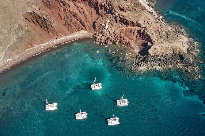 Santorini Oia: Private Sunset Catamaran Cruise with BBQ & Drinks - The Itinerary: What to Expect