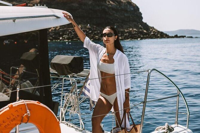 Santorini Oia: Private Sunset Catamaran Cruise with BBQ & Drinks - Price and Value
