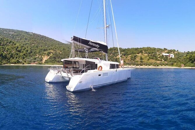 Santorini Oia: Private Sunset Catamaran Cruise with BBQ & Drinks - Practical Details