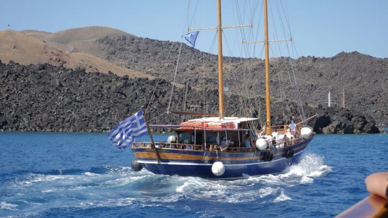 Santorini Port: 3 Hour Cruise to Volcano and Hot Springs - The Sum Up