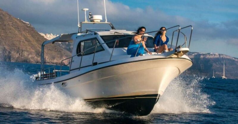 Santorini Private Cruise boat fishing tour - BBQ, Snorkeling - The Experience Overview