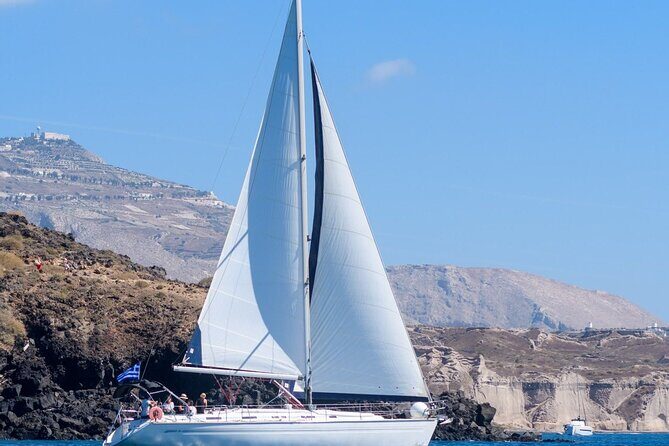 Santorini Private Daytime Sailing Cruise with Meal, Drinks &Transfer included - FAQ