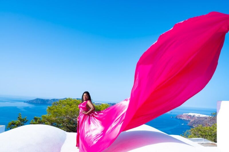 Santorini: Private Flying Dress Photoshoot with Pickup - Analyzing the Value and Cost