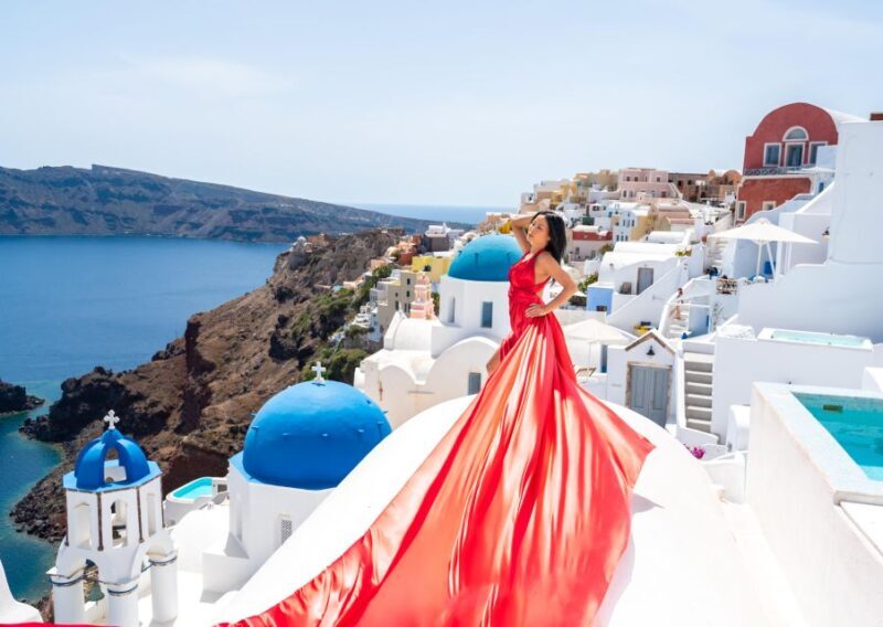 Santorini: Private Flying Dress Photoshoot with Pickup - Who Should Consider This Experience?