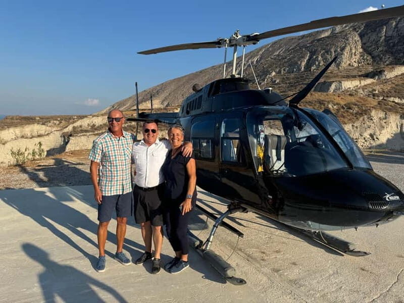 Santorini: Private Helicopter Flight with Sunset Option - Key Points