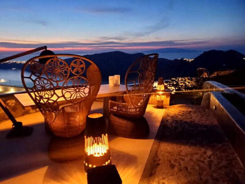 Santorini: Private Romantic Sunset Dinner with Caldera View - The Sum Up