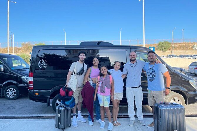 Santorini Private Roundtrip Transfer from/to Airport,Port & Hotel - Key Points
