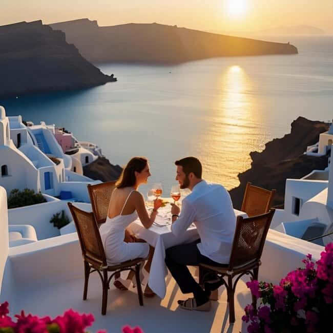 Santorini: Private Sunset Tour to Oia & Ammoudi Bay - Key Points