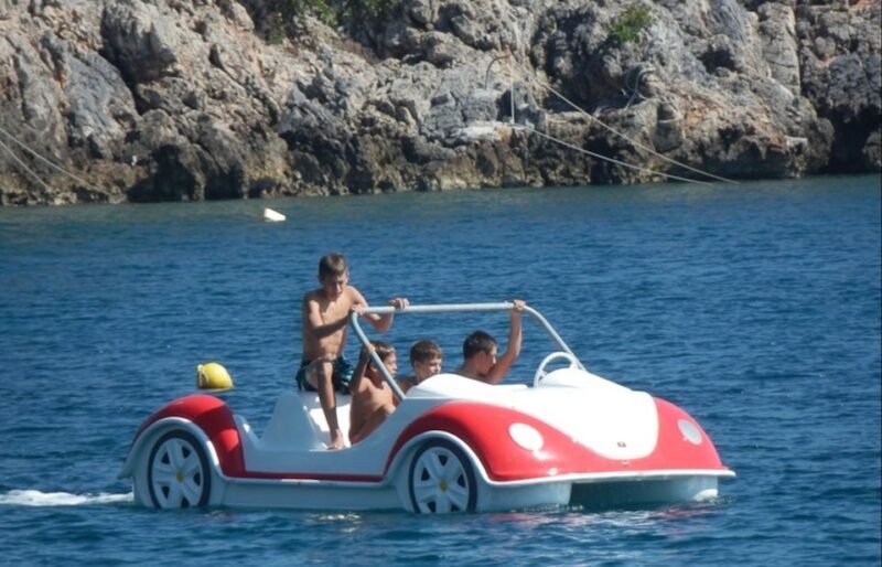 Santorini: Sail into Serenity with Our Pedal Boats - Key Points