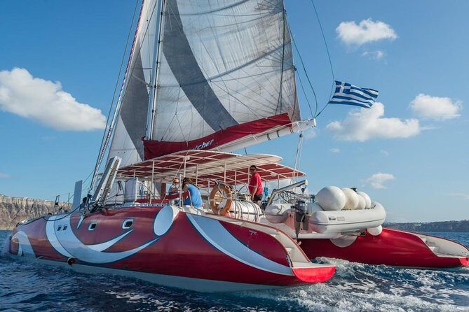 Santorini Sailing Dream Catcher with BBQ Lunch and Drinks - The Experience in Detail
