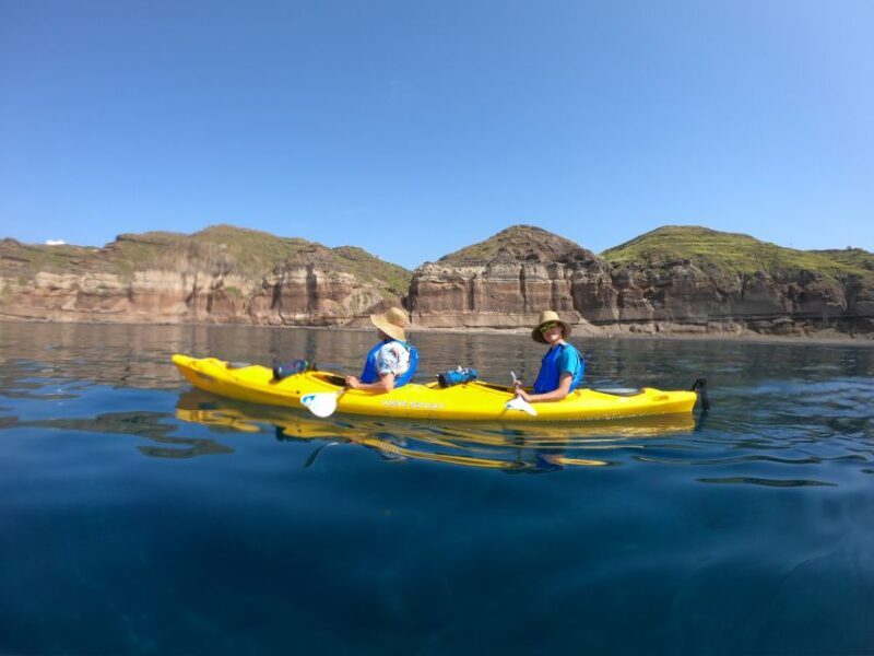 Santorini: Sea Caves Kayak Trip with Snorkeling and Picnic - The Itinerary: A Day Packed with Beauty and Action