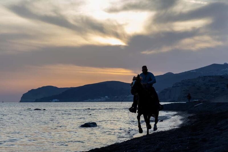 Santorini: Sunset Horse Riding Tour with Professional Photos - Authenticity and Value