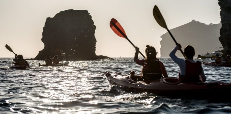 Santorini: Sunset Sea Kayak with Light Dinner - FAQs