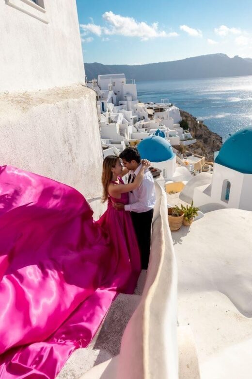Santorini: Unique Flying Dress Photoshoot Experience - Pricing and Value