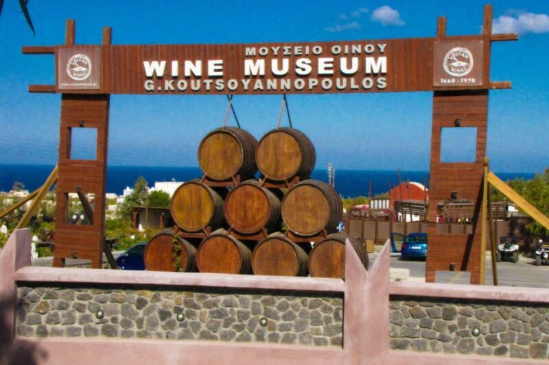 Santorini Visit Cave Wine museum and Wine tasting - Key Points