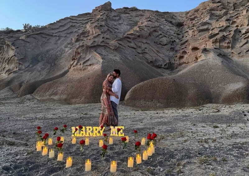 Santorini: Vlychada Beach Romantic Proposal Package - An In-Depth Look at the Proposal Experience