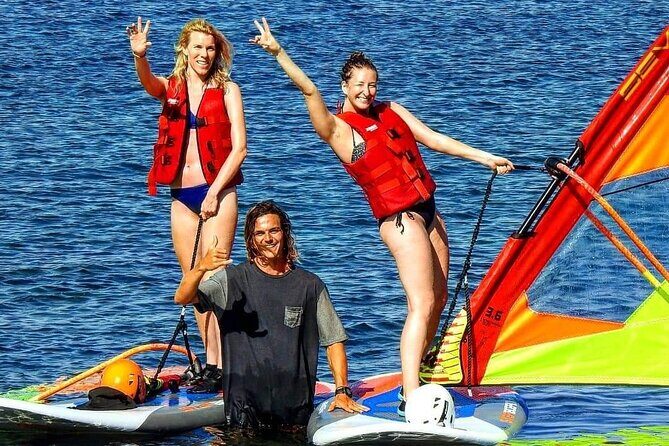 Santorini Windsurfing lessons - The Equipment and Instruction