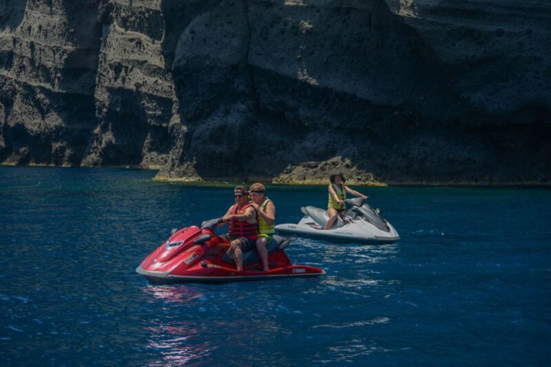 Santorini:Volcanic Beaches Cruise With Jet Ski - FAQ